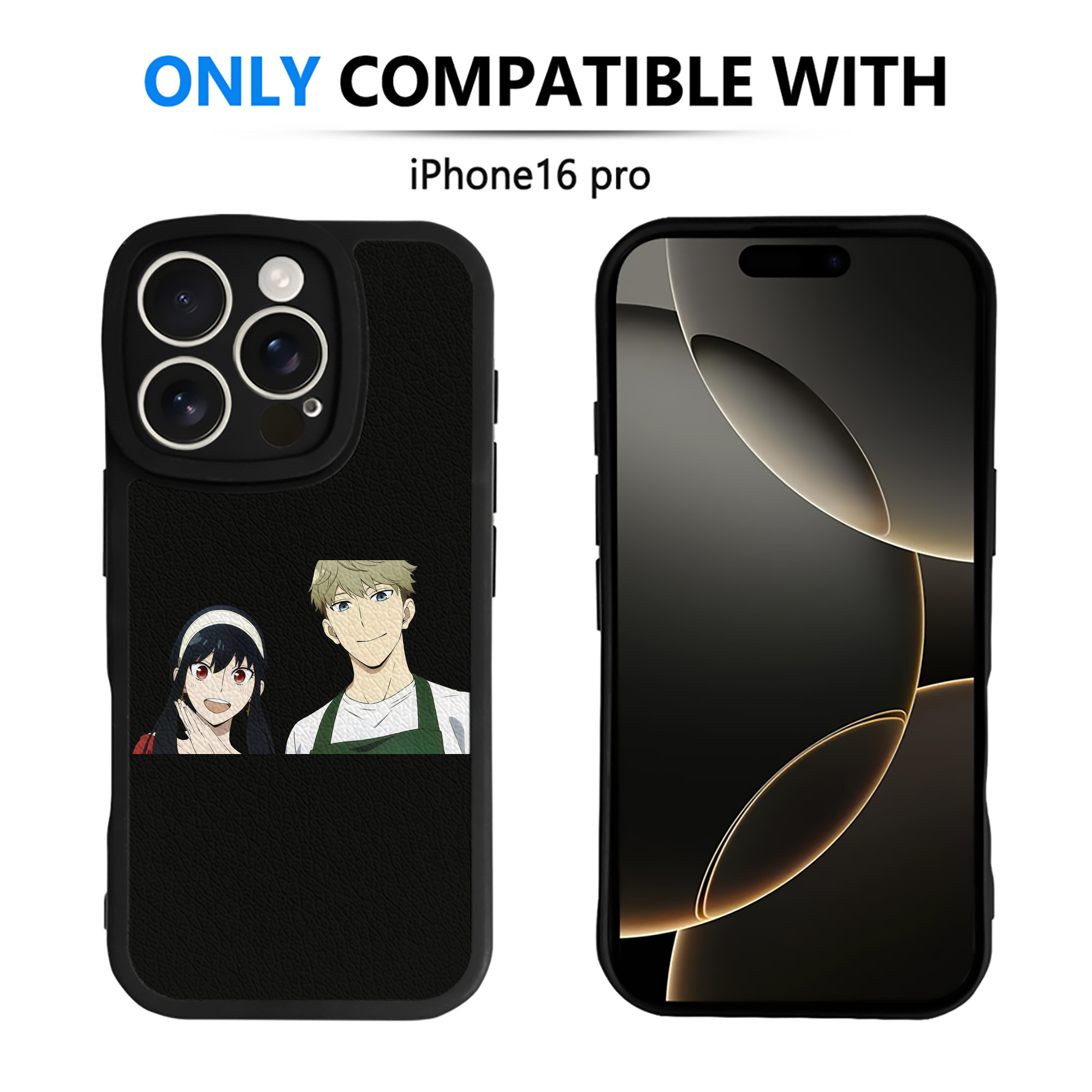 （画像用） SPY×FAMILY间谍家家酒 【iPhone 16シリーズ対応】シリコンスマホケース（レザー調） 材質：シリコン